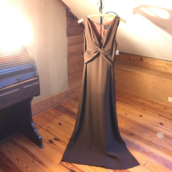 Nicole Miller Dresses & Skirts - Nicole Miller Vintage Brown Maxi Gown, EUC